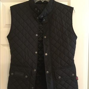 Ladies gold label Belstaff vest, black.